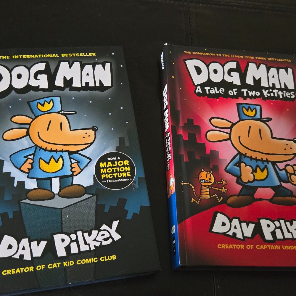Two dog man books